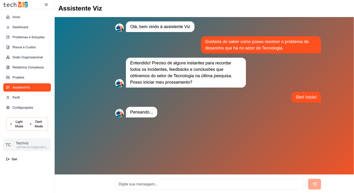 Assistente Viz - IA Techviz